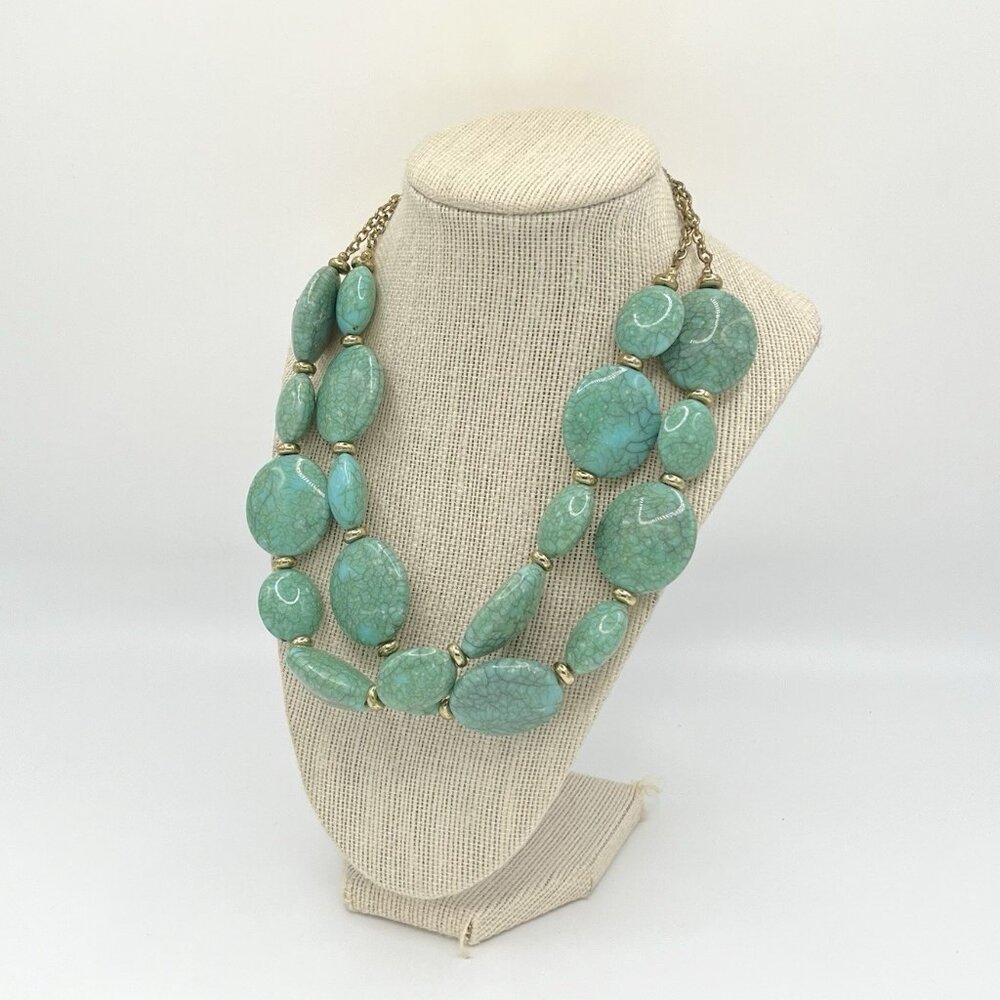 Elegant Green Stone Necklace